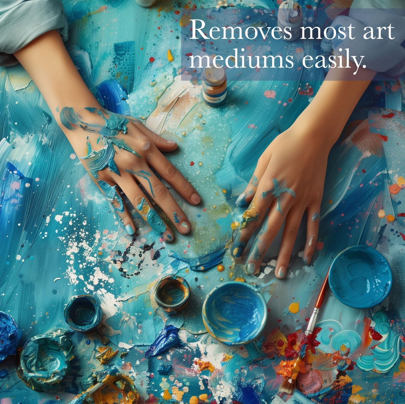 OOTDART Hands Resin Remover Gel preferred by artists for resin residue removal.