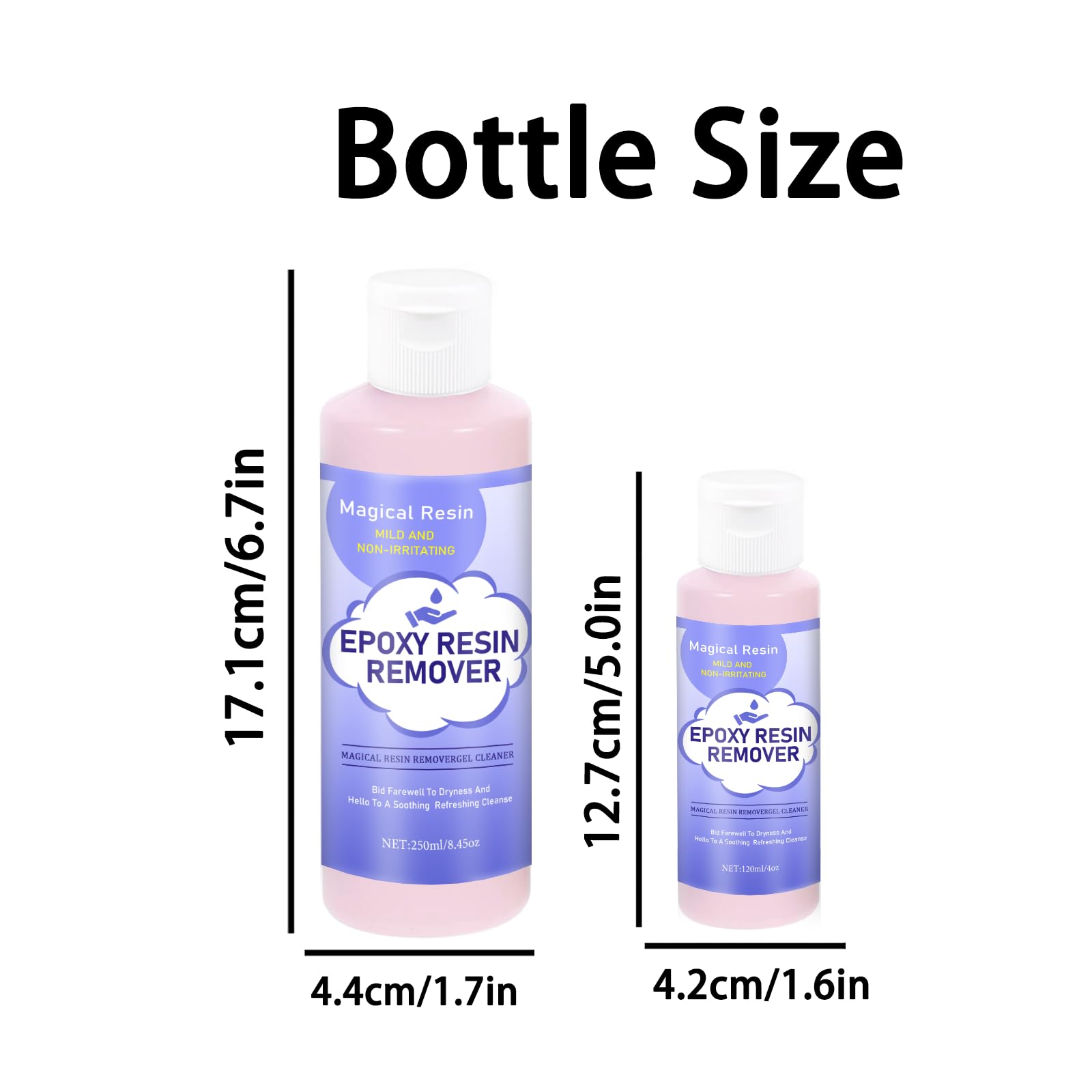 OOTDART Hands Resin Remover Gel beads visible for gentle resin breakdown.