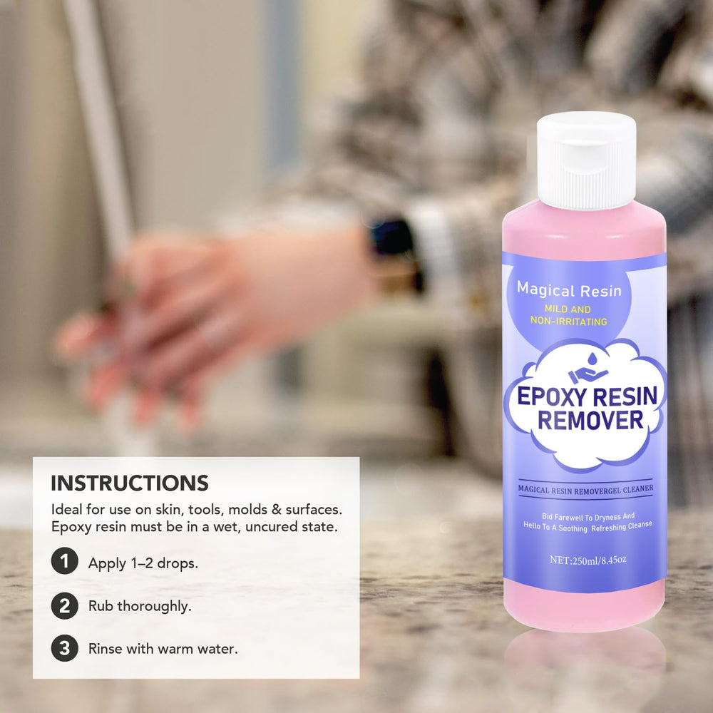 OOTDART Hands Resin Remover Gel texture close-up with exfoliating beads.