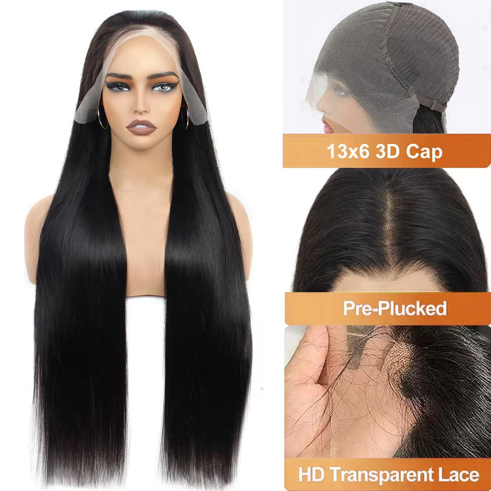 OOVVDA pre-plucked natural hairline for quick, realistic look.