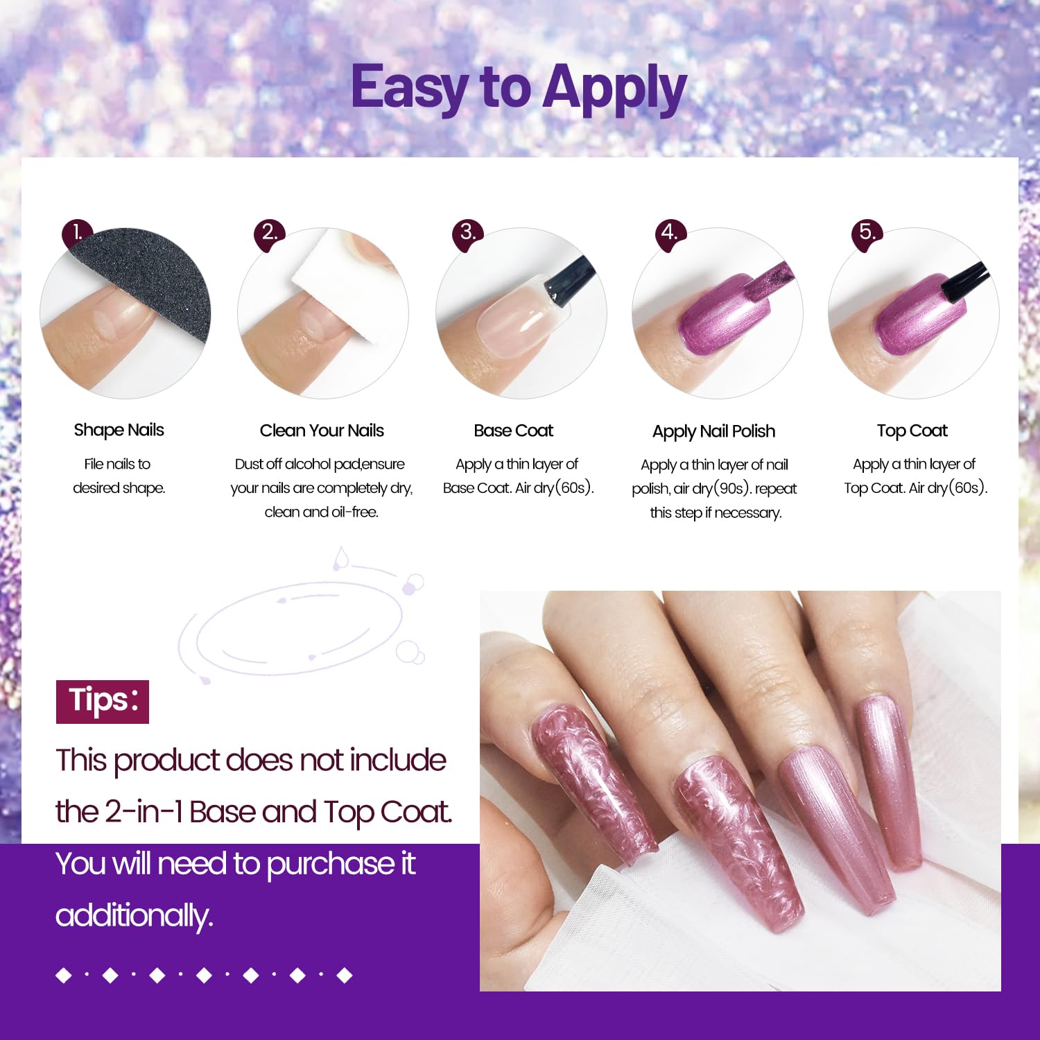 OpenLive set showcases fast-drying polish and comfortable daily wear.