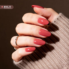 OpenLive dark wine shade adds chic depth to evening looks.