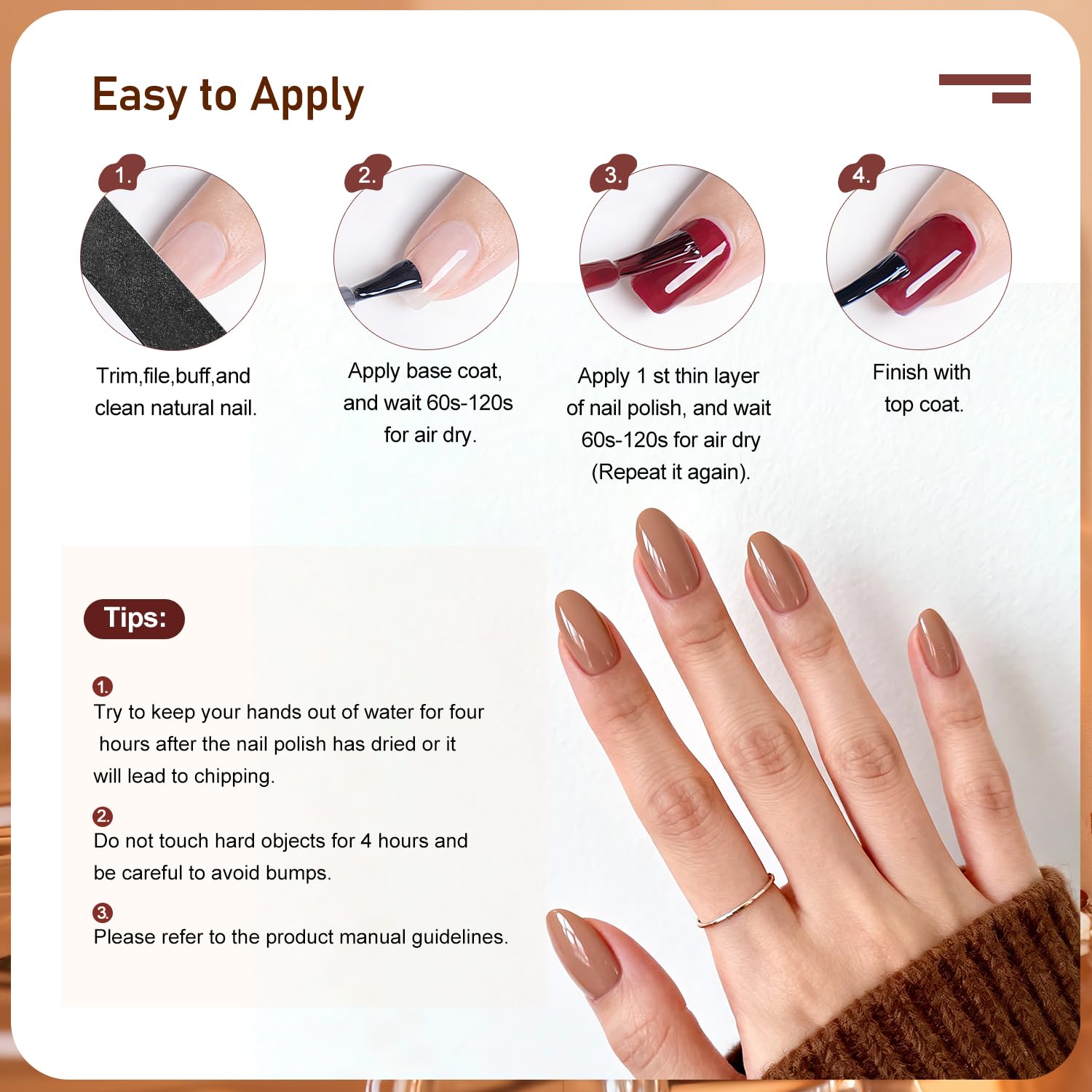 OpenLive gift-pack rose nail polish set, ideal for holidays.