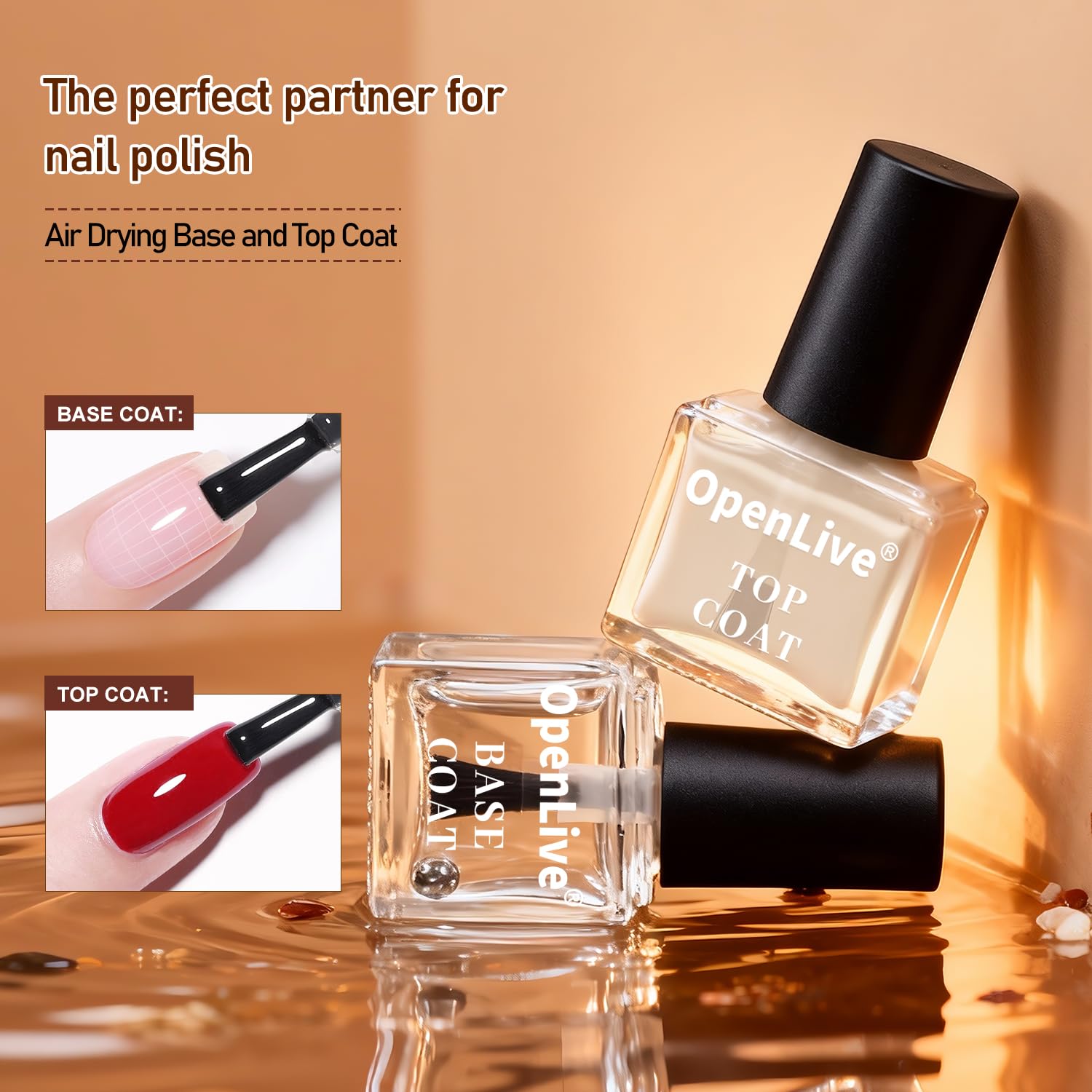 OpenLive no-lamp-needed polish for convenient home manicures.
