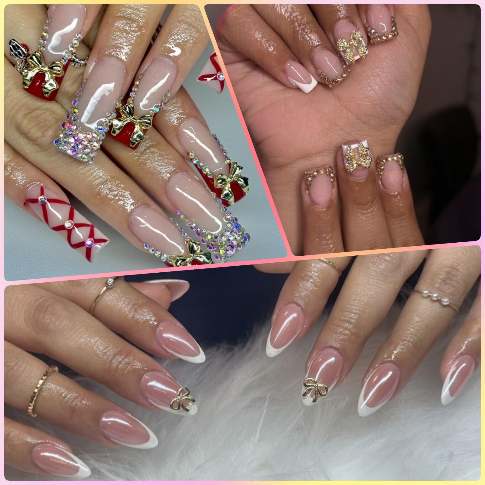 OPMADM easy-to-apply bow charms ideal for quick nail art