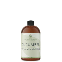 OPO cucumber seed oil bottle front shows pure, versatile carrier for all skin types at home