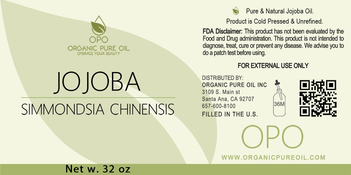 OPO Jojoba Oil texture closeup showing rich yet light hydration.