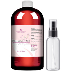 OPO Rice Water Hair Growth Mixture bottle pour demonstrates easy daily application