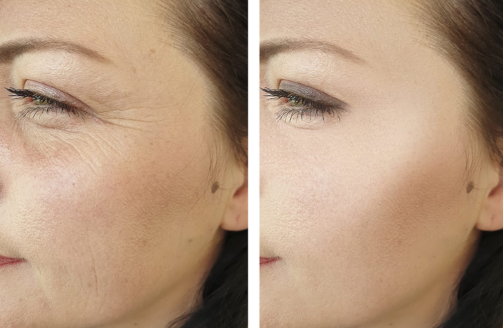 OPO Vitamin E Oil on hair application demonstrates conditioning and shine