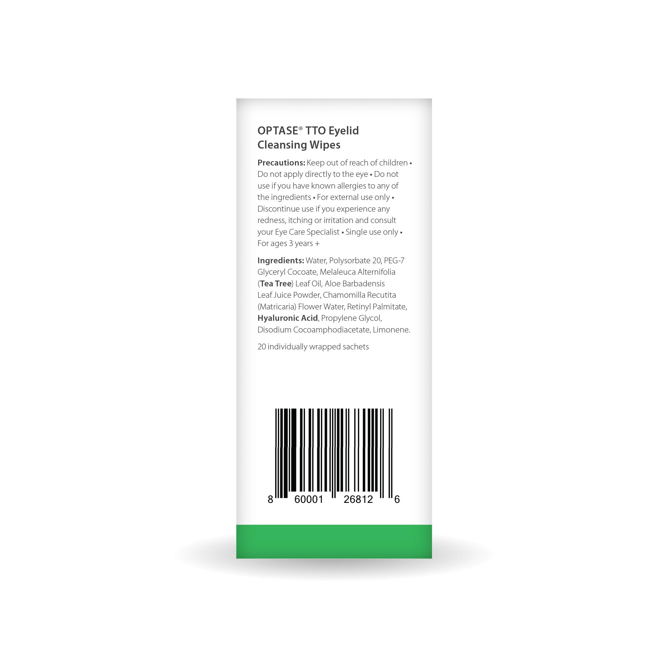 Optase Eye Care System branding signals trusted eye health support.