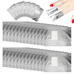 Opvixi 400-piece foil wrap package ready for quick at-home nail polish removal