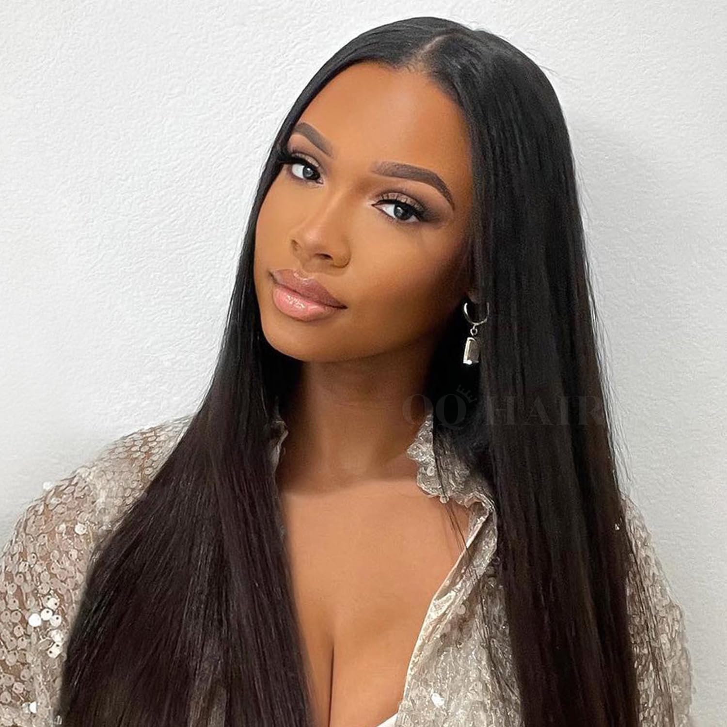 OQ Hair glueless wig with 7x5 lace front for quick, natural-look daily wear.