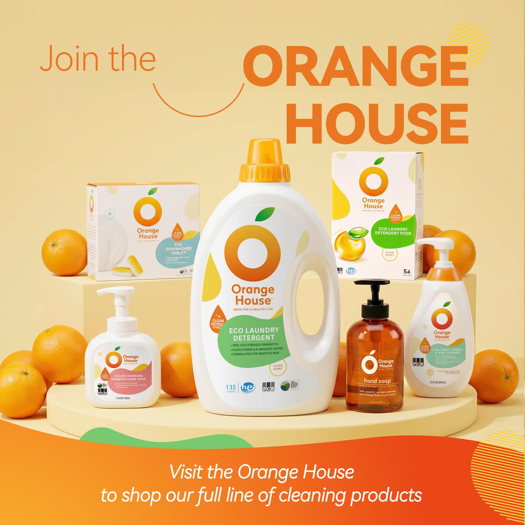 ORANGE HOUSE eco-friendly-packaging aligns with sustainable choices at home
