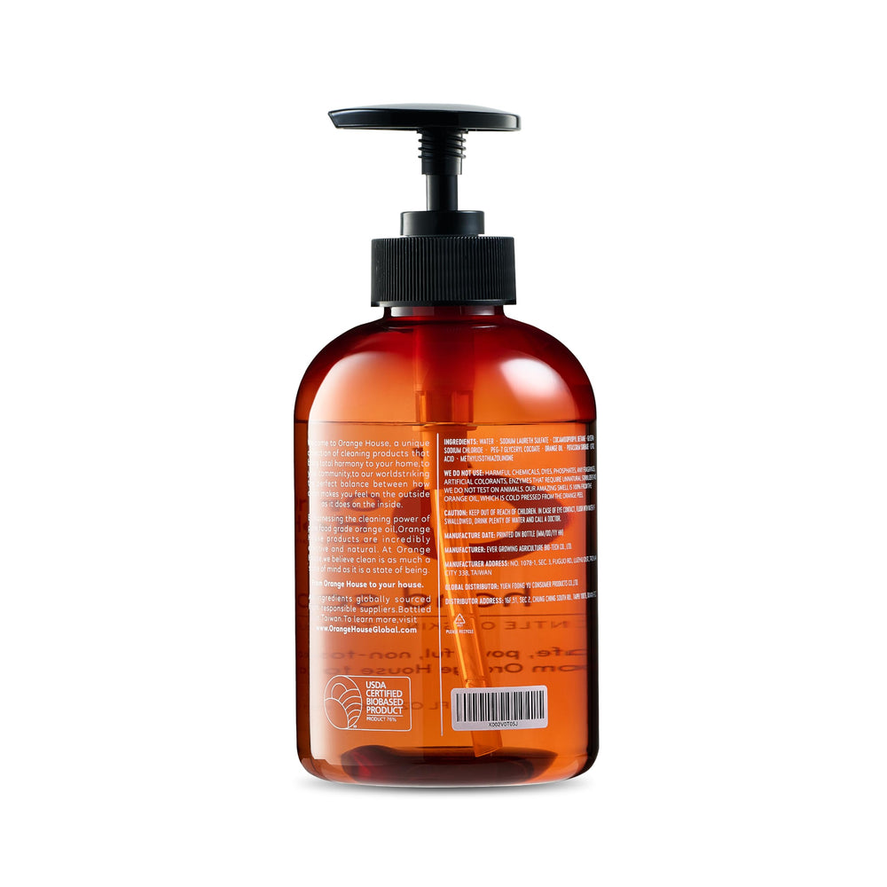 ORANGE HOUSE fresh-citrus-scent enlivens daily routines without overpowering the room