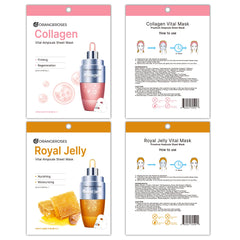 Orangeroses release-paper sheet enables precise mask placement during application.