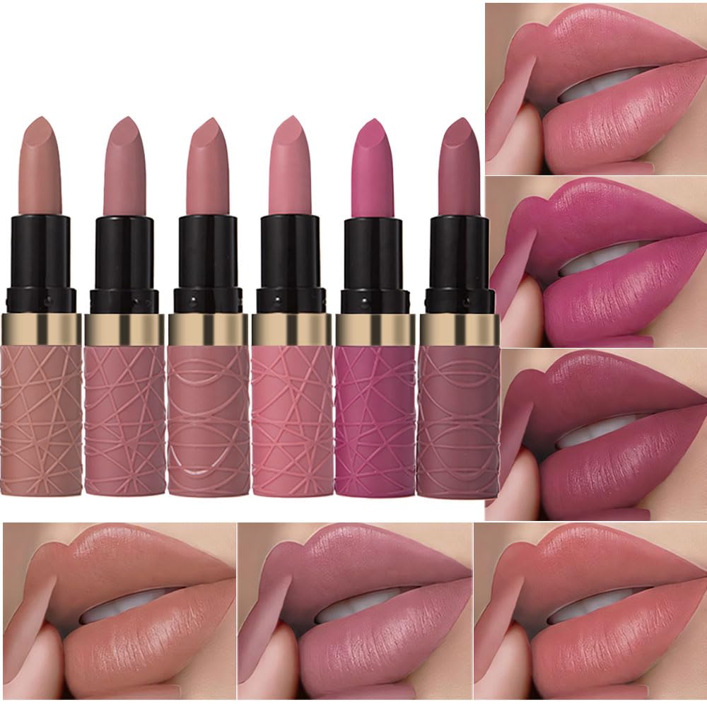 ORANOT nude matte lipstick swatch with natural tone and smooth finish.