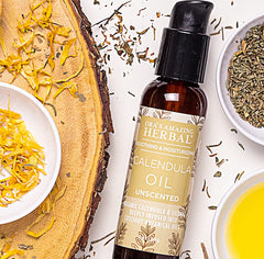 Ora's Amazing Herbal calendula oil ingredients grapeseed highlights nourishing base oil