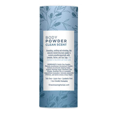 Ora's Amazing Herbal clean scent body oil bottle for after-shower nourishment.