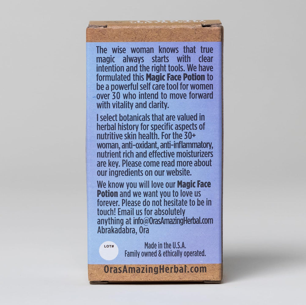 Ora's Amazing Magic Face Potion cypress twig highlights balance for resilient skin