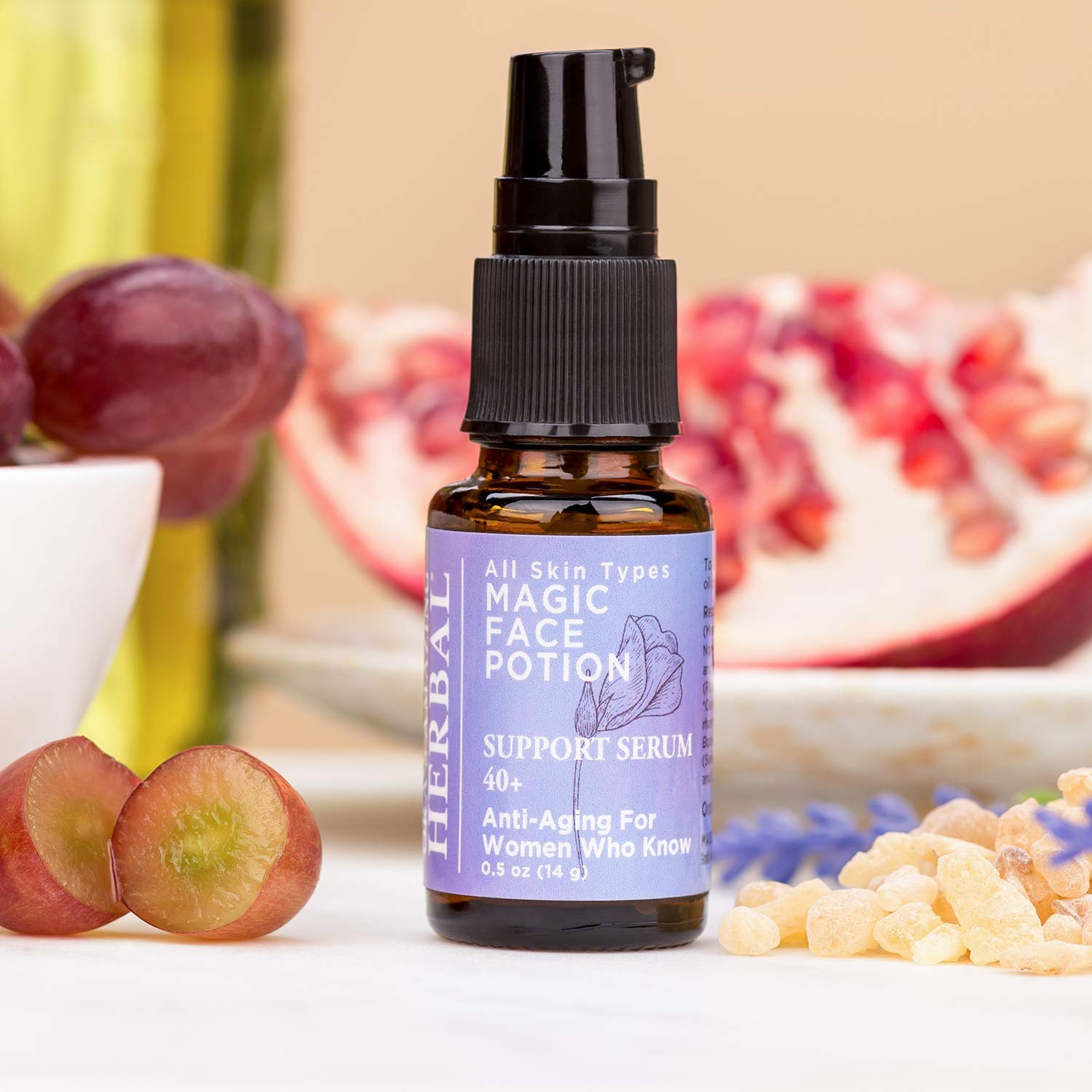 Ora's Amazing Magic Face Potion base oil infusion delivers deep moisturization