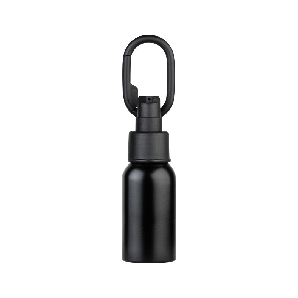 Orbitkey detachable pump and cap detail for easy refilling.
