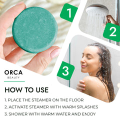 Orca Beauty gift set display showcases a thoughtful spa gift