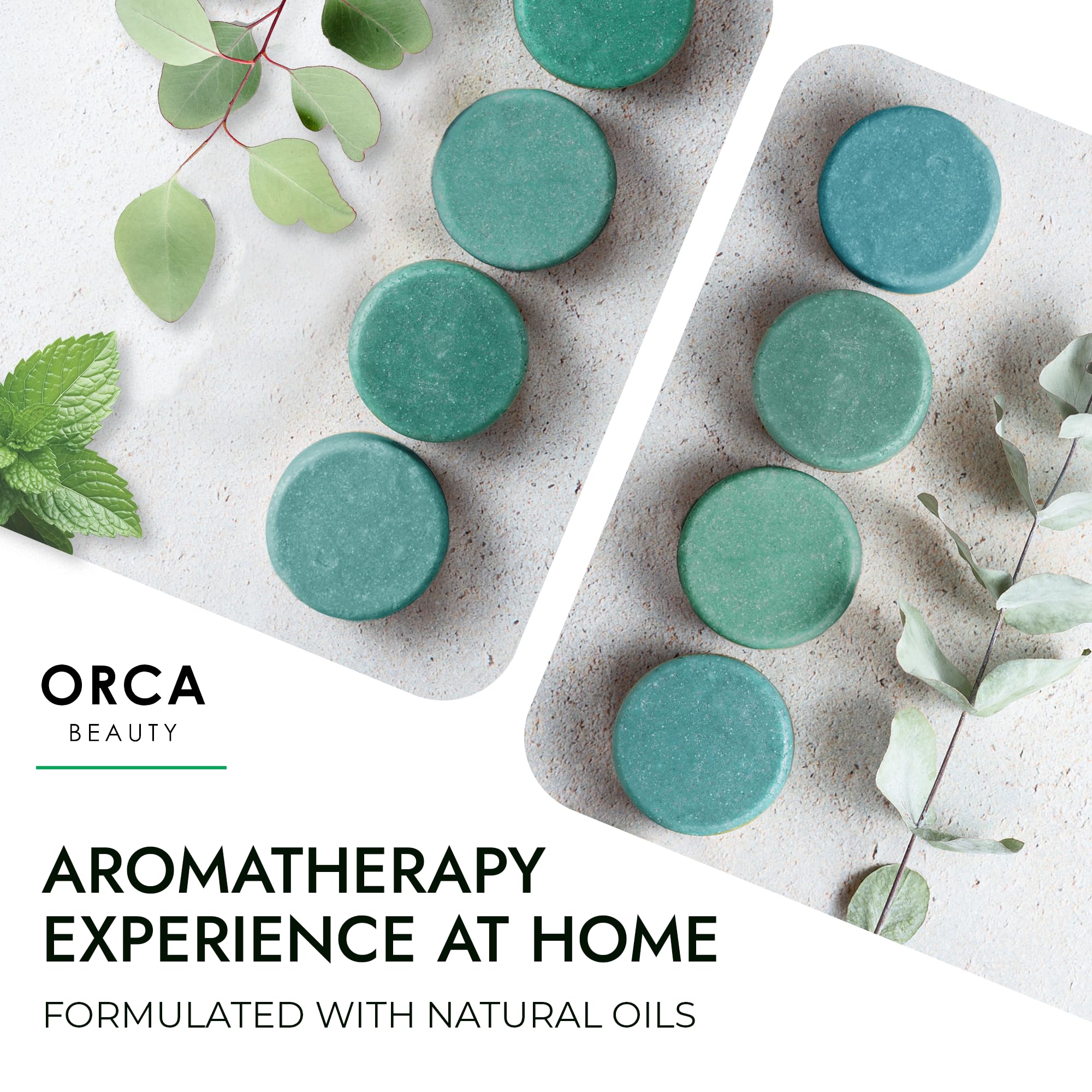 Orca Beauty shower steamer used by women and men for relaxation