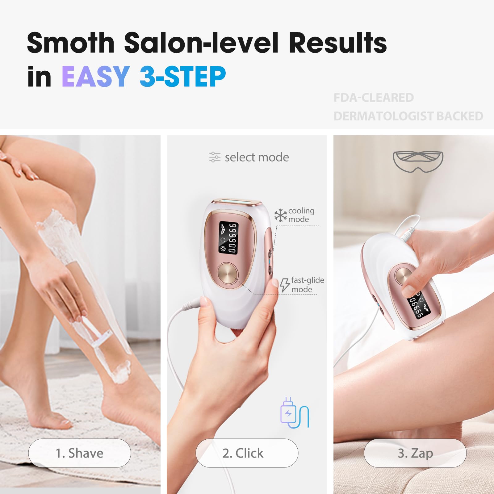 Five adjustable levels tailor comfort from face to legs