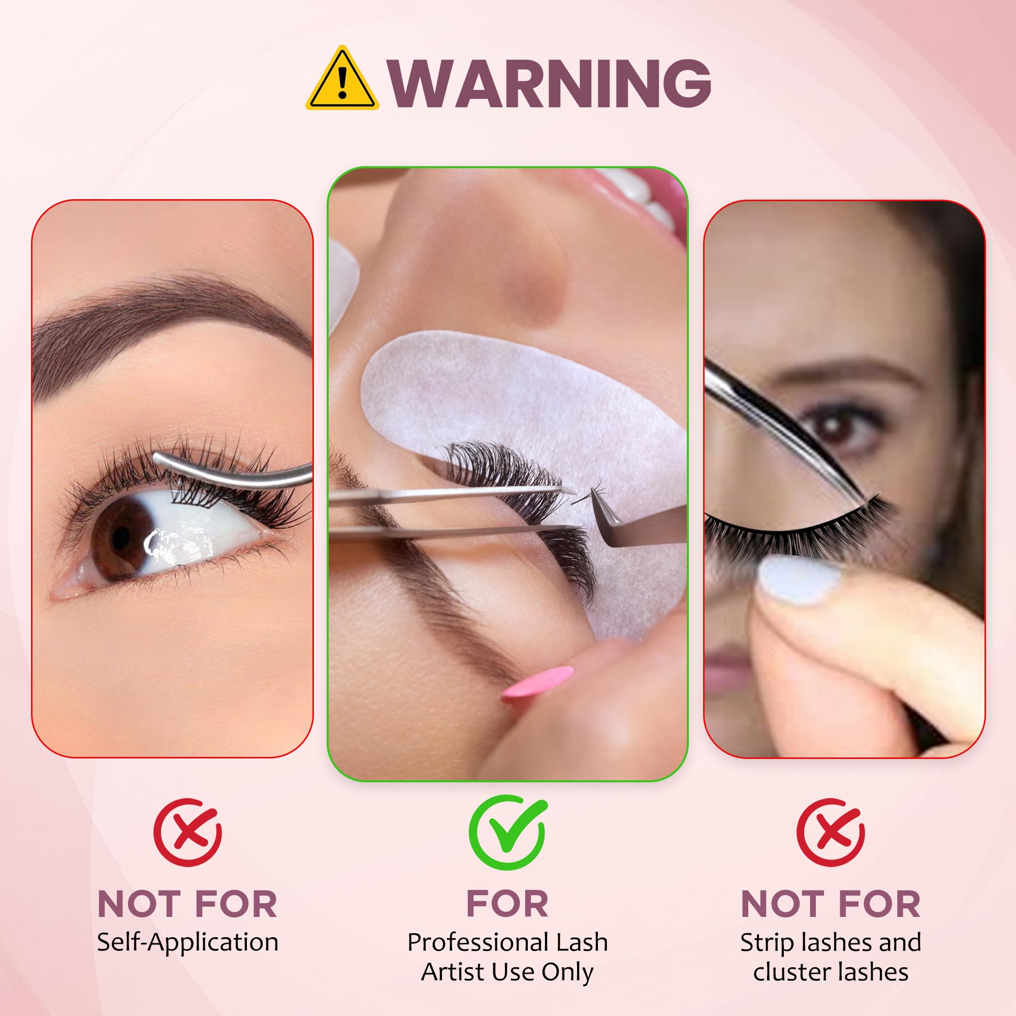 Orely Beauty fast-drying adhesive demonstrates 0.5–1 second bonding during applications.