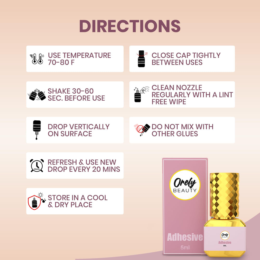 Orely Beauty long-lasting retention potential supports durable lash results.
