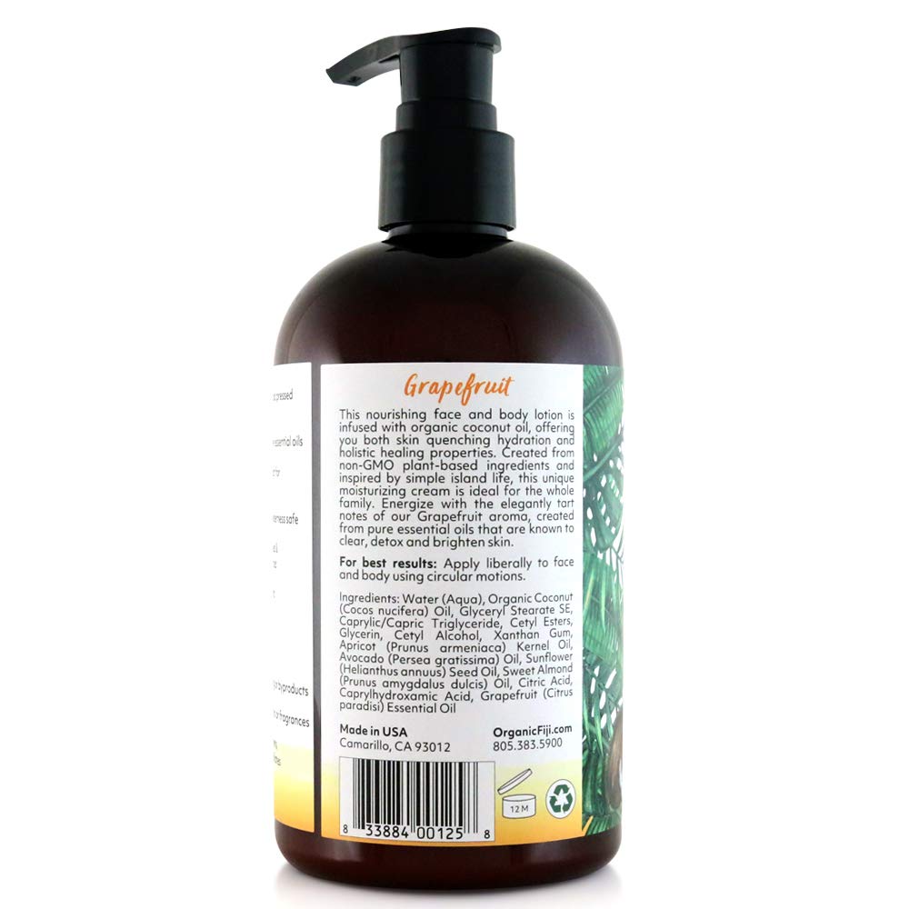 Coco Fiji lotion texture image showing rich, creamy consistency for moisturized skin.