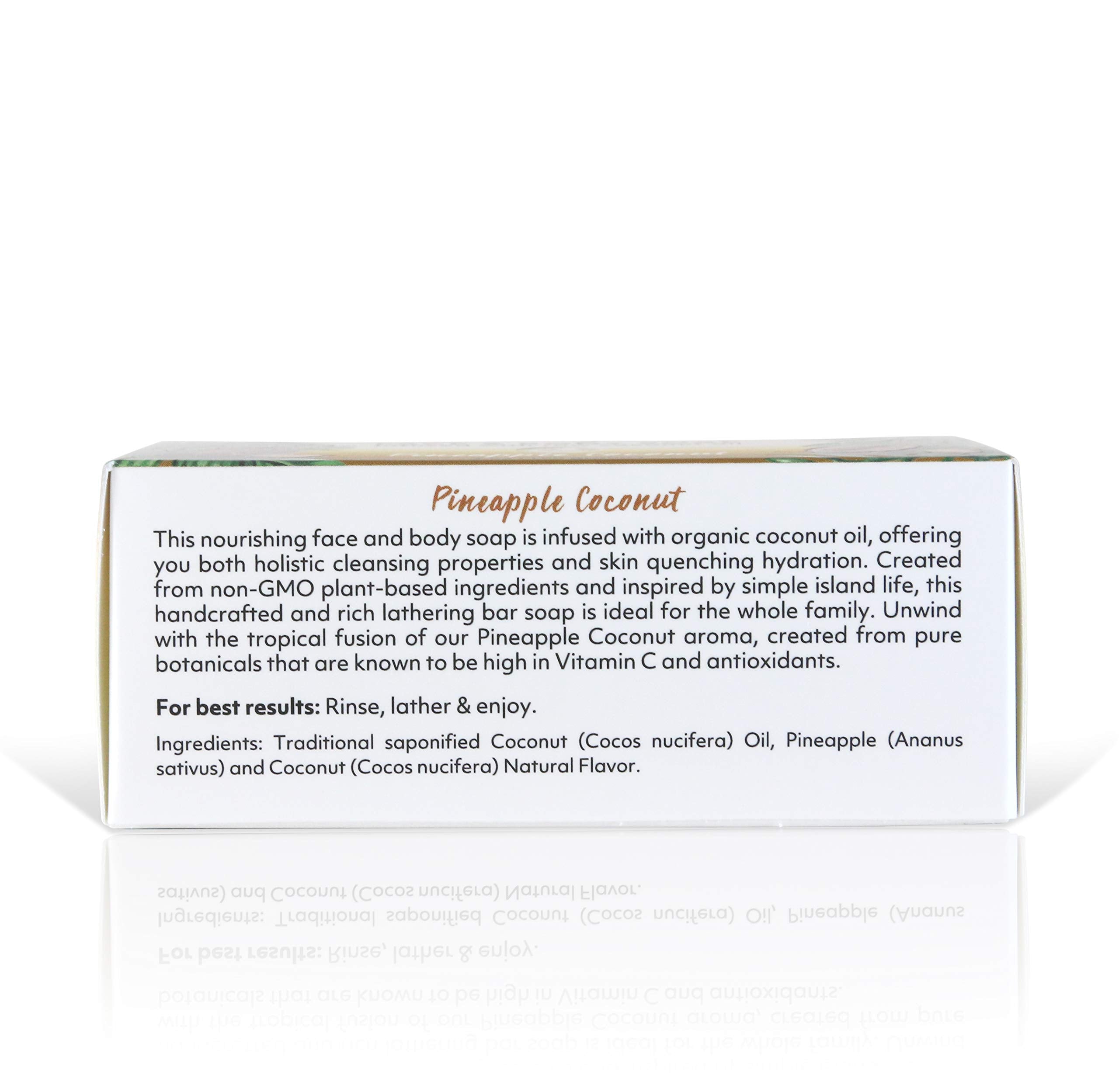 Coco Fiji soap bar delivers rich lather for smooth cleansing.