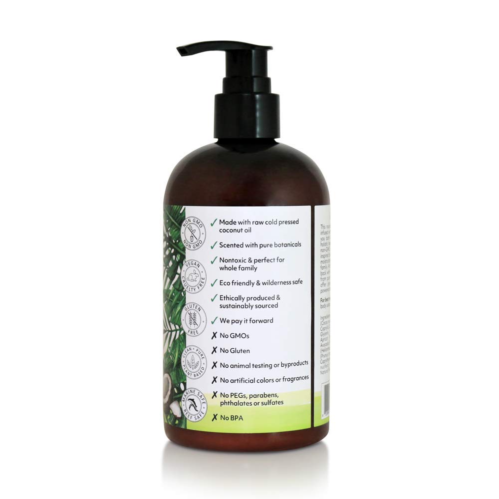 Organic Fiji luxury-anti-aging-moisturizer shown on skin for hydration and glow.