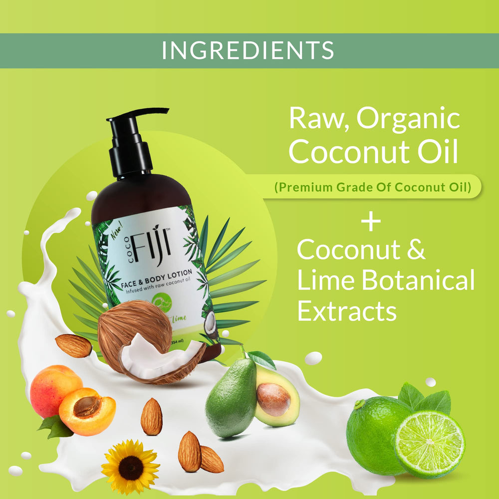 Organic Fiji organic-ingredients-label highlights all-natural components.