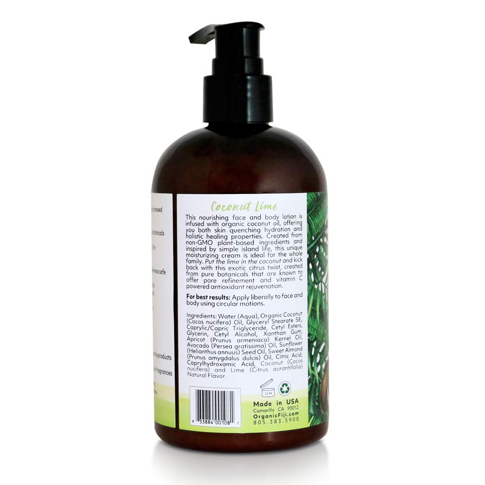 Organic Fiji raw-cold-pressed-coconut-oil image highlights nourishment for skin.
