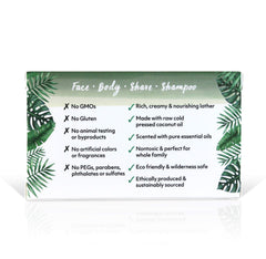 Organic Fiji vegan cruelty-free badge highlights ethical skincare choice.