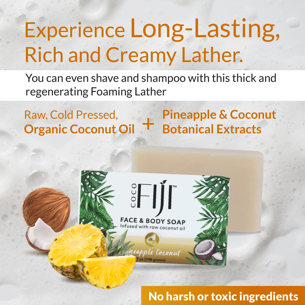 Vegan and cruelty-free soap suitable for daily use.