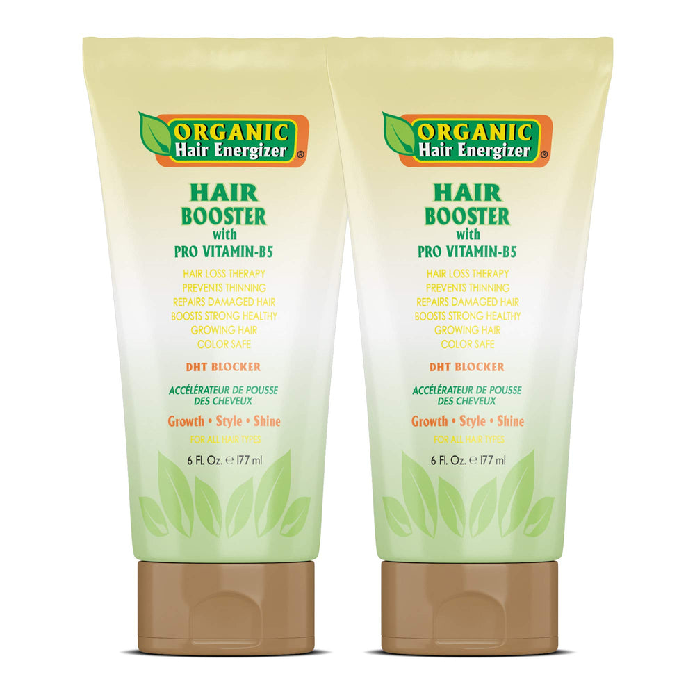 Organic Hair Energizer bottle pour shows easy application for healthier growth