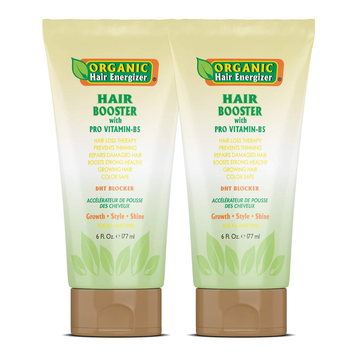 Organic Hair Energizer bottle pour shows easy application for healthier growth