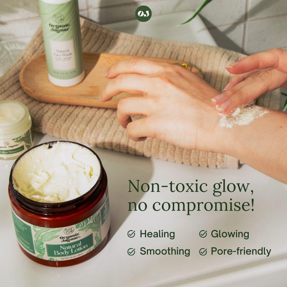 Organic Jaguar tropical scent enhances daily skincare with a refreshing aroma