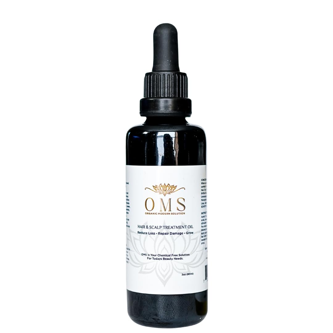 ORGANIC MODERN SOLUTION OMS pre-shampoo oil bottle for scalp-ready care and smoother hair