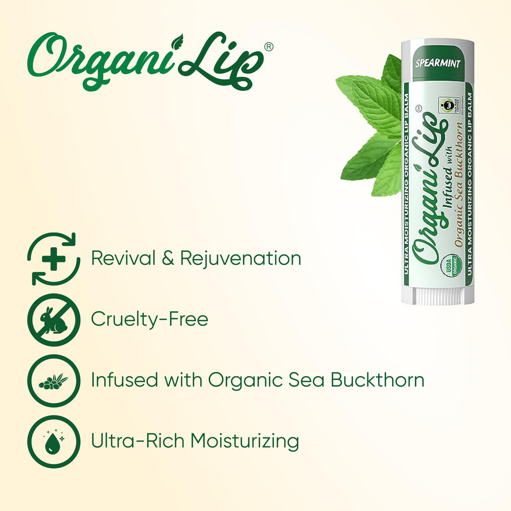 OrganiLip daily lip care use scenario ideal for on-the-go hydration.