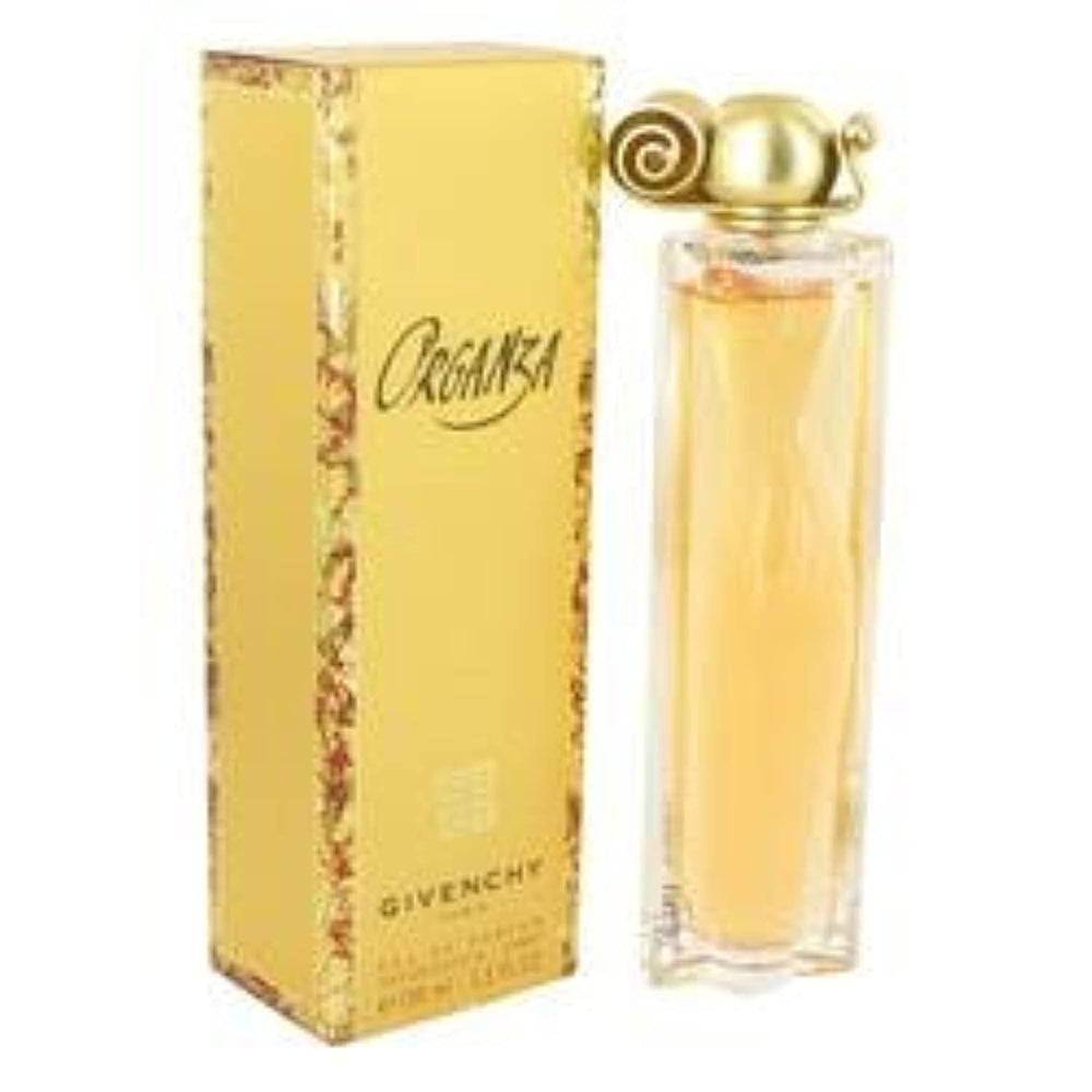 Organza by Givenchy fragrance bottle close-up, premium packaging suitable for gifting.