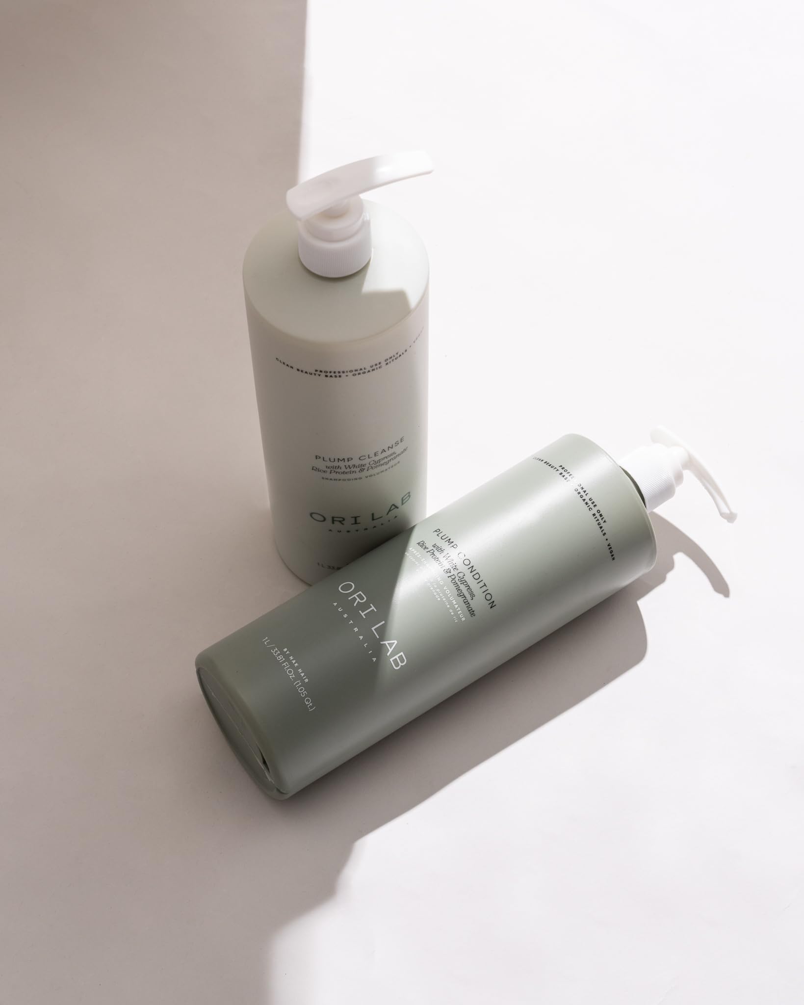 ORI LAB Plump Cleanse ingredients: White Cypress, Rice Protein, Pomegranate for body