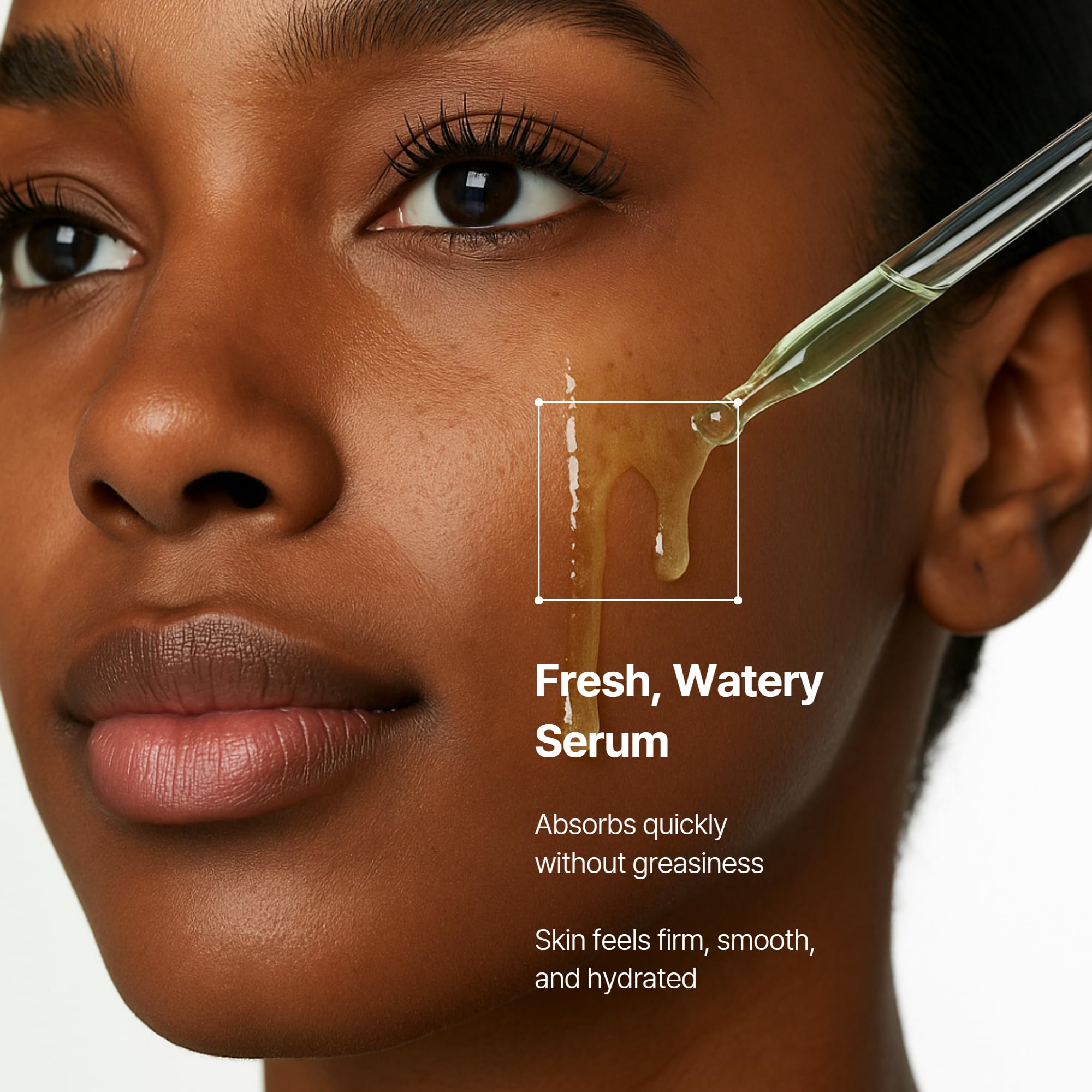 Orien Mugwort Collagen Pore Serum close-up emphasizes ceramides and hyaluronic acid benefits.