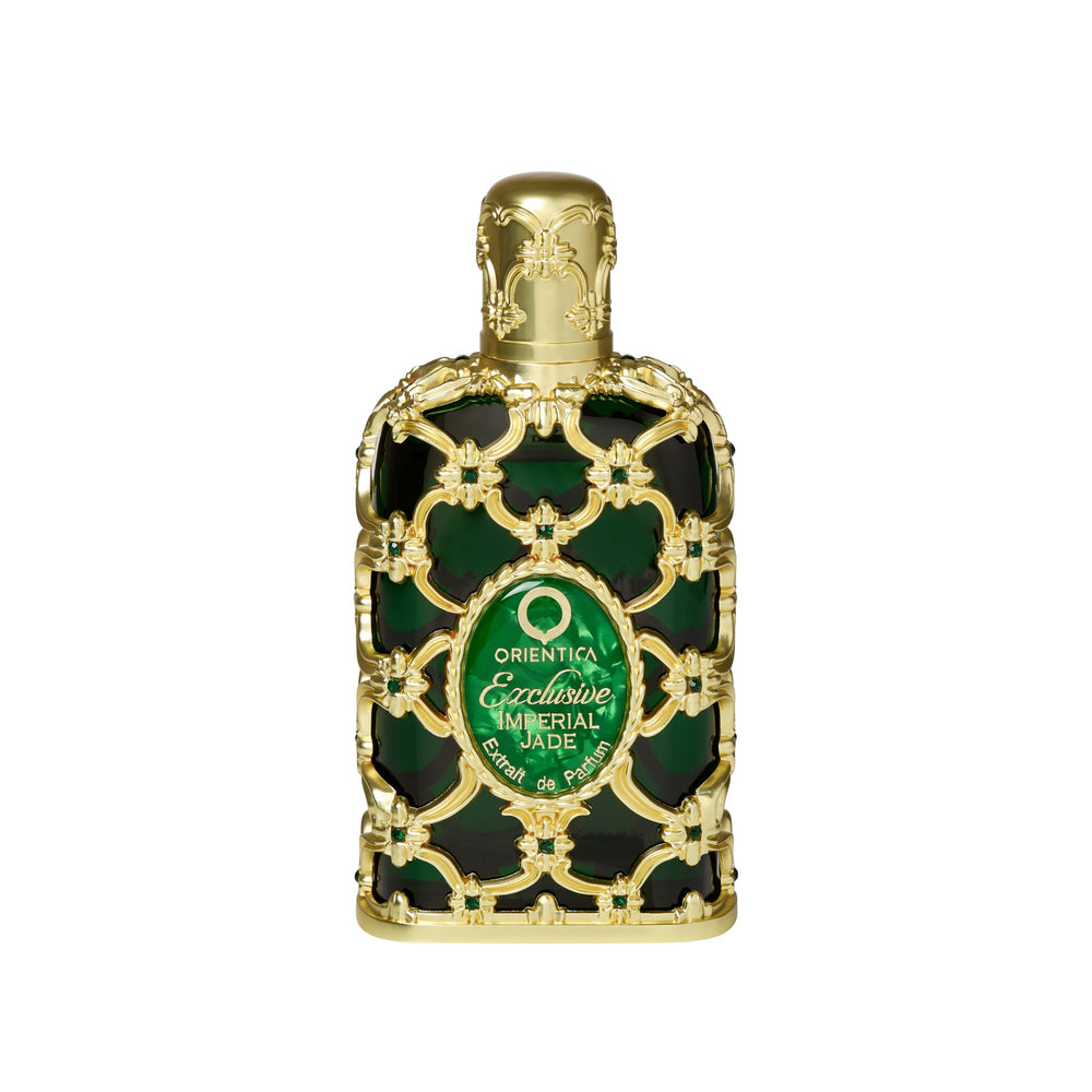 Orientica Imperial Jade top notes deliver citrus freshness for an energizing opening