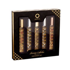 Orientica Oud Saffron mini bottle offering spicy oud for bold daytime use