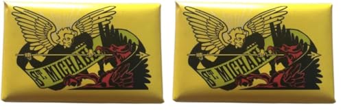 Original Botanica Saint Michael Soap Bar close-up highlighting protective ritual energy cleansing.