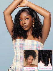 Original Queen wear-and-go glueless wig, 9x6x2 lace, natural-looking hairline.