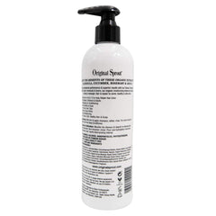 Original Sprout Classic Shampoo bottle back label highlights clean ingredients
